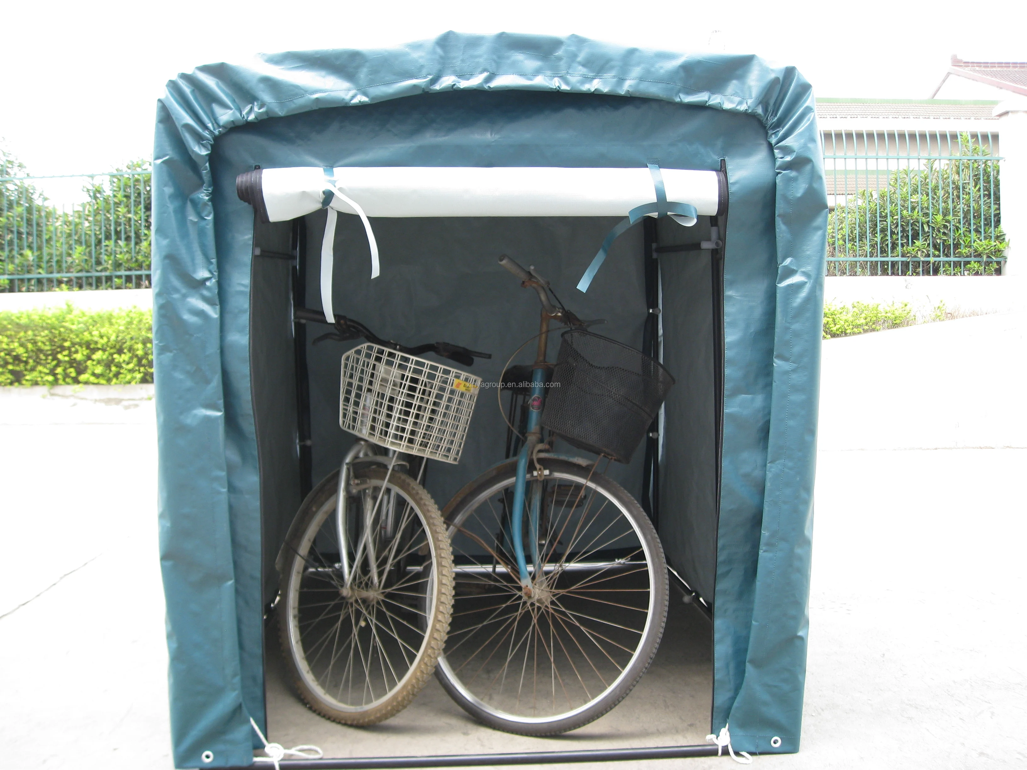 bike with tent
