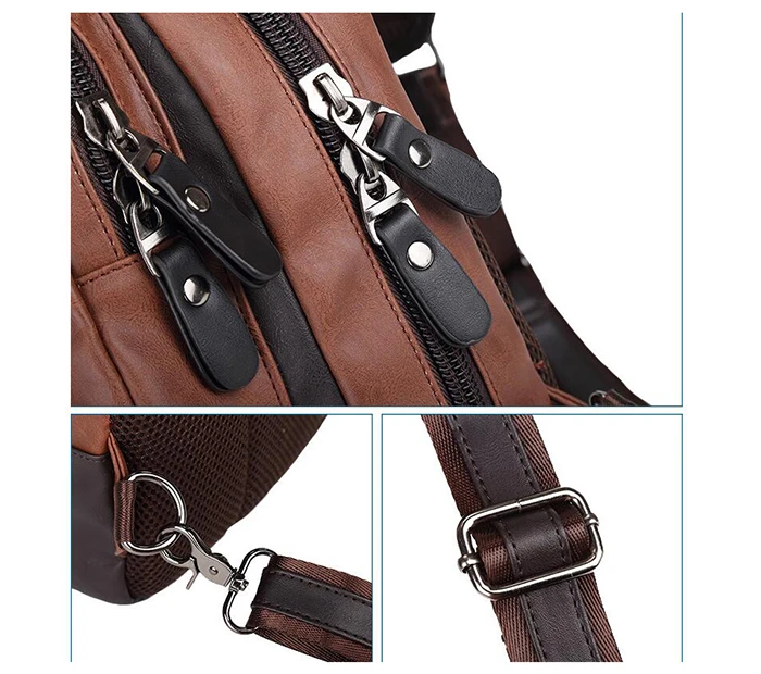 Street Travelling Outdoor Sports Chest Bag With Earphone Hole Large