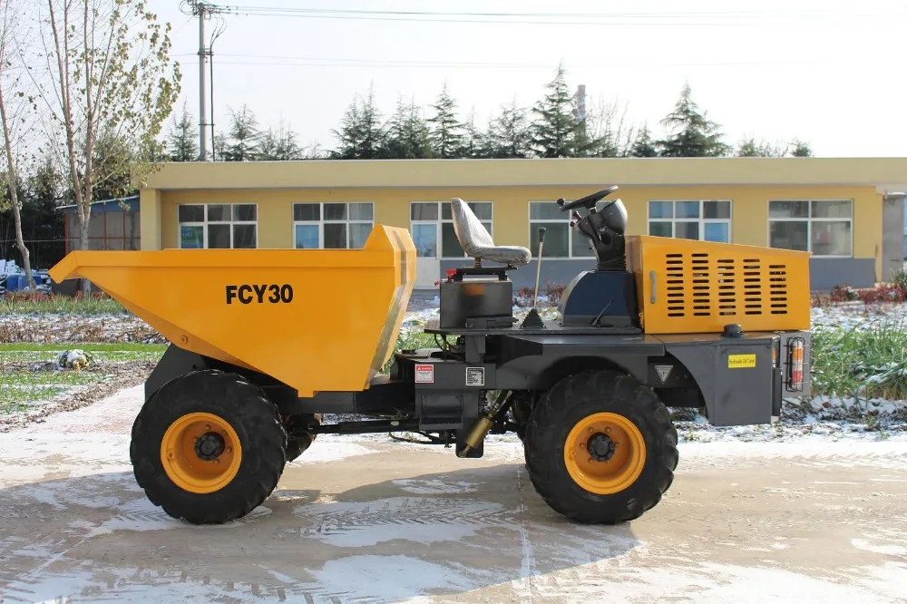 3 Tons Mini Dumper 4x4 Off Road Dumper Truck For Small Mining And