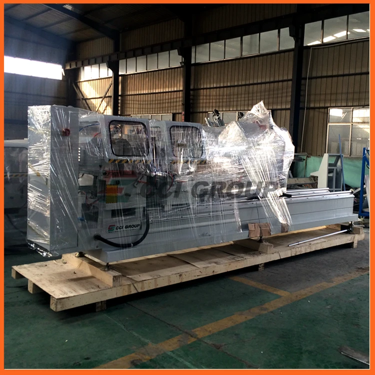 LJZ2-CNC-500X4200 aluminium door and window cnc double head mitre saw cutting and making machine