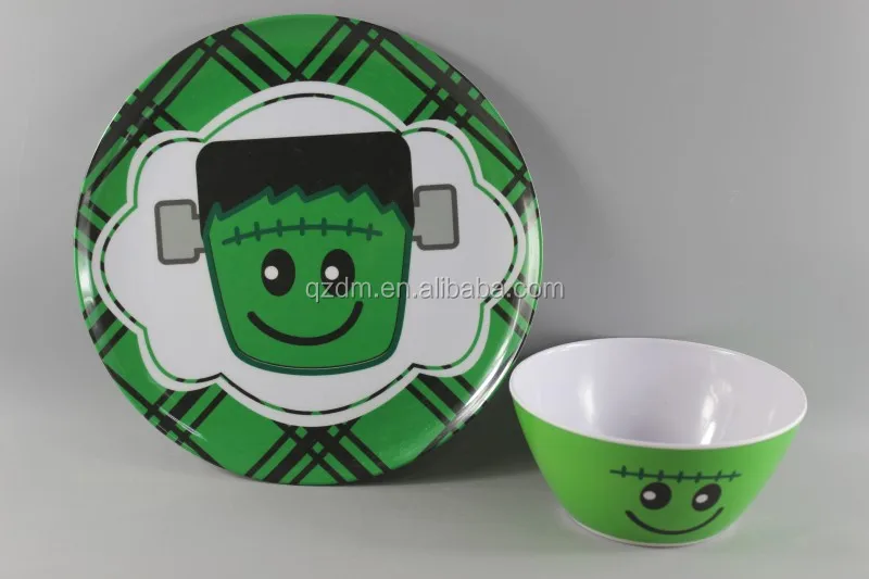 Melamine Plate and bowl set for Hallowmas