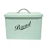 T013 Rectangle Iron Bread/Coffee/Sugar/Tea Bin Food Storage Metal Bins With Lid