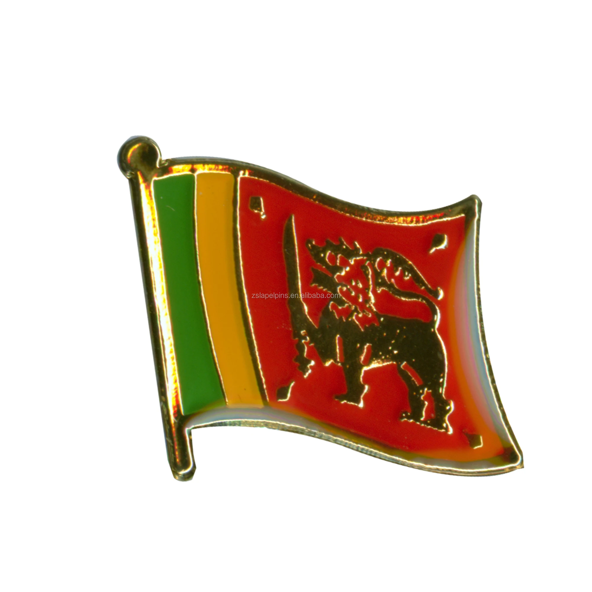 Sri Lanka Country Flag Lapel Pin Buy Sri Lanka Flag Lapel Pin,Sri Lanka Lapel Pin,Sri Lanka