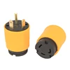NEMA TT-30P to L5-30R Generator Adapter, TT-30P Twist Lock Generator Male to L5-30R Female Adapter,NEMA TT-30P To L5-30R