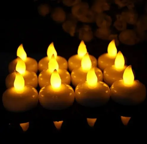 2020 flameless candle floating batteries tea candles led light for sale