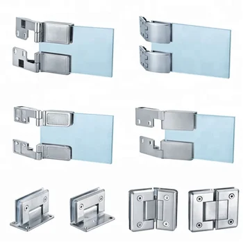 Zinc Alloy Heavy Duty Hinges Glass Door Hinge Glass Clamp Glass