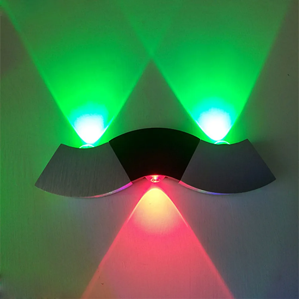multi coloured wall lights