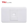 Black/White/Ivory/Golden/Sliver Tel network door/ethernet/ toggle switch