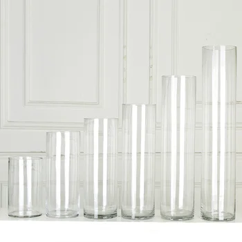 Factory Direct Cheap Tall Large Clear Borosilicate Glass Cylinder