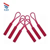 Wholesale tan colored custom personalized logo decorative pvc leather silicone zipper pulls