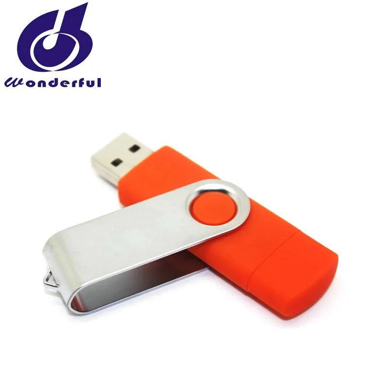 Hot selling rotary type usb otg flash drive 32gb for android - ANKUX.COM