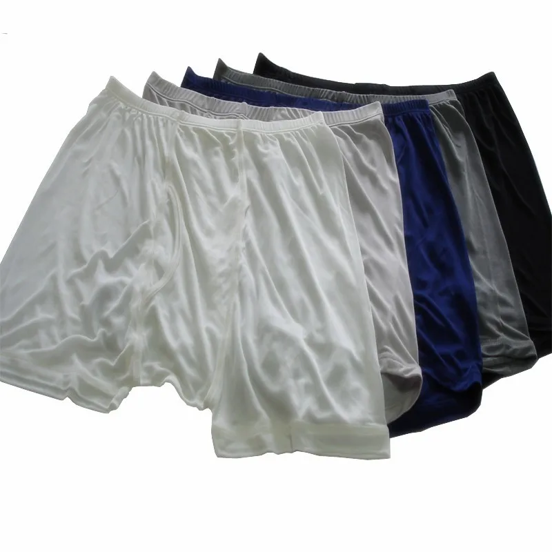 Silk Boxer Knitted Men 100 Stretched Silk Fabrics 100 Knitted Silk