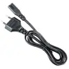 Eu H03vvh2 F 2 Pin Ac Power Cord Plug Iec C7 Cable Manufacturers European Type Prong Extension Electric Wire