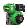 Air-cooled 12HP diesel engine green color