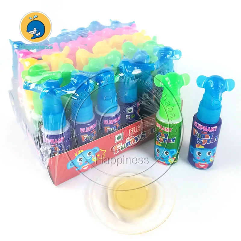 Elephant Head Shaped Sour Fruit Liquid Spray Candy - Buy Elephant Spray ...