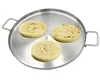 Easy-clean kitchenware Aluminum stainless steel round shaped la sera cookware bbq fry pan