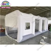 Commercial used inflatable portable paint booth,oxford cloth cheap inflatable spray booth tent with air blowers