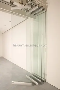 Demountable Glass Operable Partition For Shopping Mall Folding ...