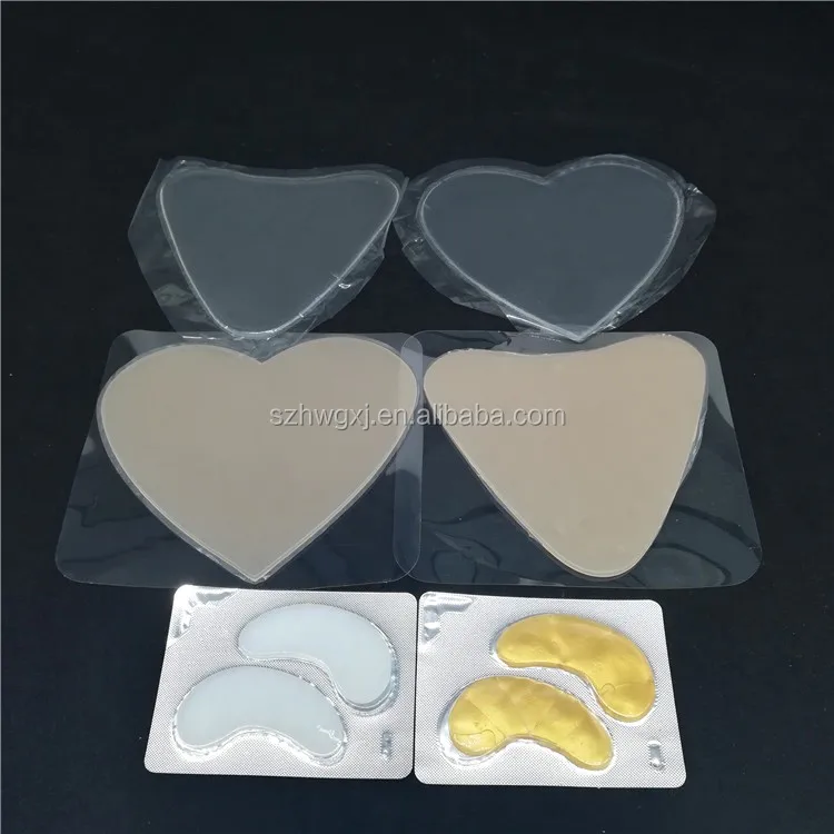 2018 New Design Reusable Adhesive Anti Wrinkle Silicone Chest Pad For