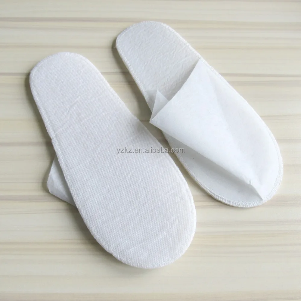 White Close Toe Biodegradable Disposable Paper Slipper - Buy Slippers ...