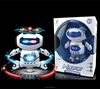 DD0401595 Hot battery operated 360 degree rotation dance robot with light music