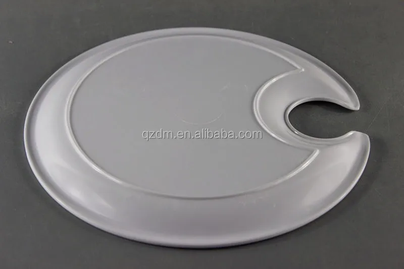 9 Inch Melamine Cocktail Plate Wine Melamine Goblet Holder Plate