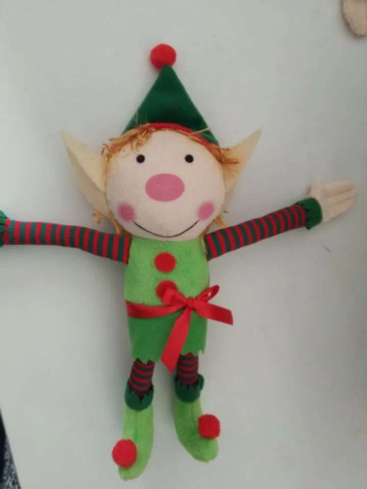 soft toy christmas elf