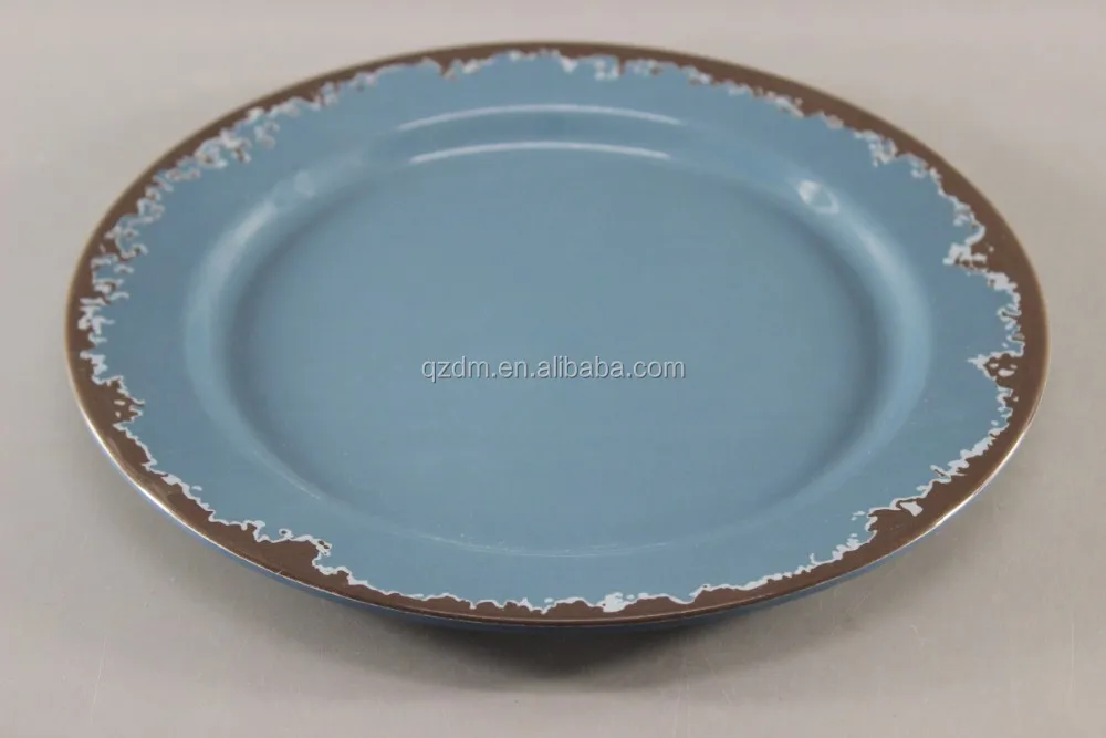 Vintage Style Melamine dinner plate