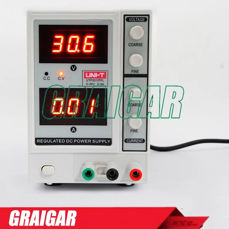 UTP3313TFL UNI-T 0 ~ 30 V 0 ~ 3A Stroombron DC Voeding Constante ...