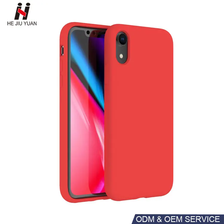 Custom Liquid Silicone Phone Case For iPhone X XS XR Xs Max Case Cover