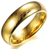 Lord of the Rings Tungsten Gold Couple Ring