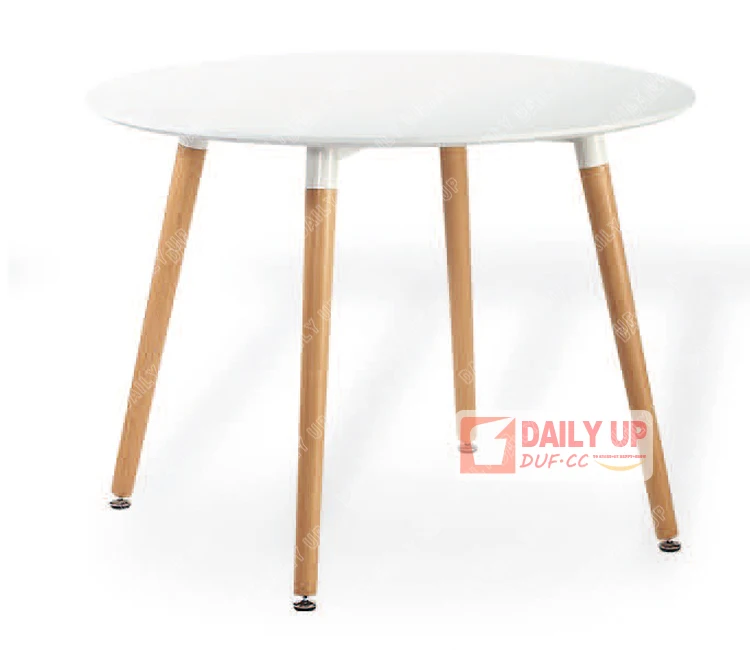 Wholesale Restaurant Furniture Four Legs High Table Top Wooden Legs Solid MDF Material Top Functional Use in Commercial Sites