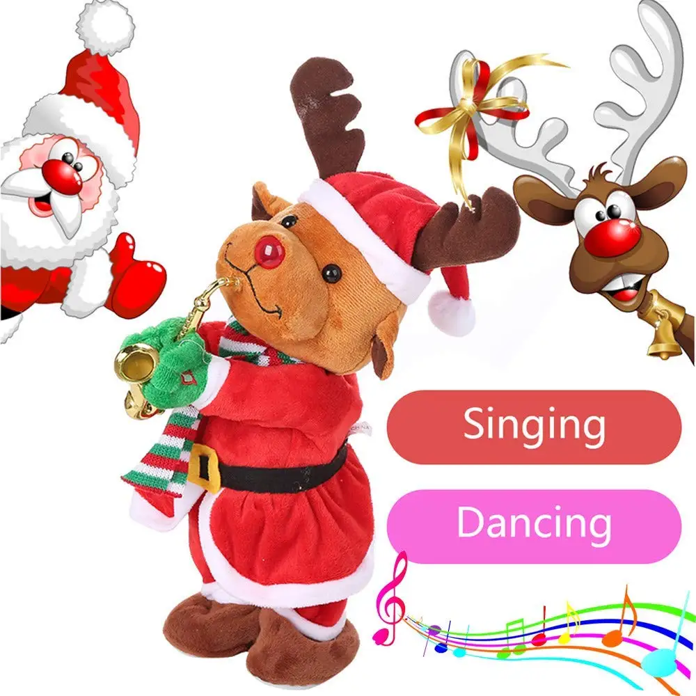 christmas plush musical toys