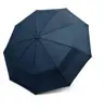 Travel Umbrella w/Windproof Double Canopy Construction - Auto Open/Close Button