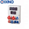 Plastic power combination socket box QCSM-0301