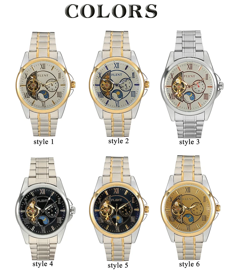 Flent Luxury Brand Men Wrist Watch Self Wind 24 Hour Fashion Tourbillon  Skeleton Automatic Mechanical Men Stainless Steel Watch - Buy Stainless  Steel Watch,Watches Men,Automatic Mechanical Watch Product on Alibaba.com