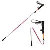 3 Sections Telescopic Carbon Fibre Ultralight Adjustable Walking Stick Foldable Trekking Pole