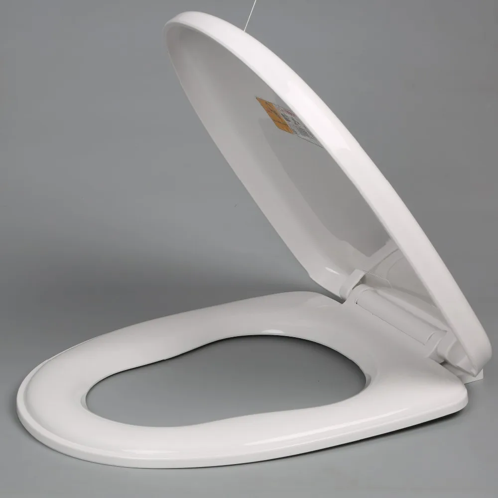 Hot Sale D Shape Easy Install Top Fix Toilet Seat Cover With Soft Close