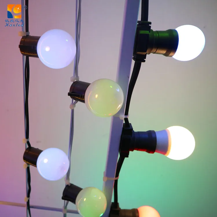 Rgyb Waterproof E27 Bulb Outdoor Led Festoon String Lights Rgyb Waterproof E27 Bulb Outdoor Led