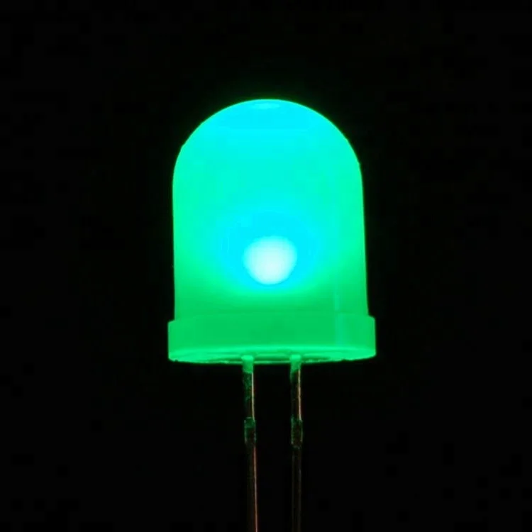 10AG4HD 10Mm Super Bright Green Diffused Led Diodes 575Nm