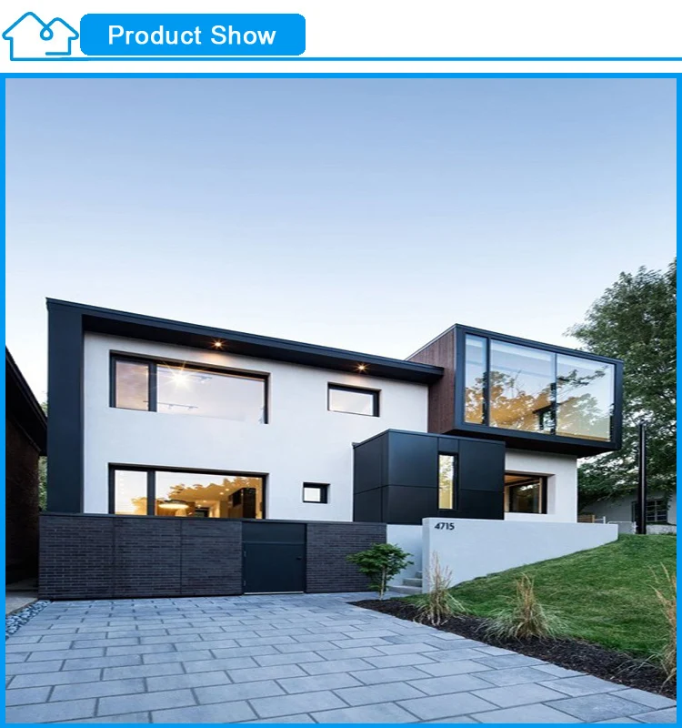 Luxury Prefab Light  Steel  Frame  House  Including Landscape 