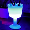 Bar nightclub KTV PE beer / red wine /glow ice bucket LED light ice bucket
