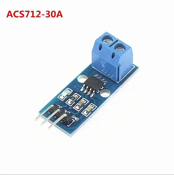 acs712 30a range hall current sensor module