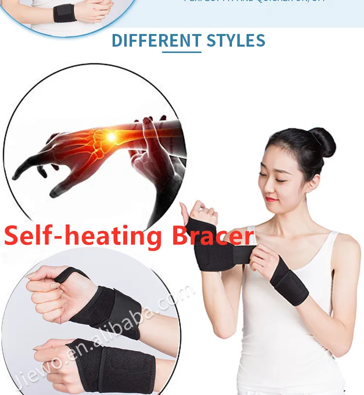 Black Wrist Brace For Ganglion Cyst Arthritis Carpal Tunnel Breathable