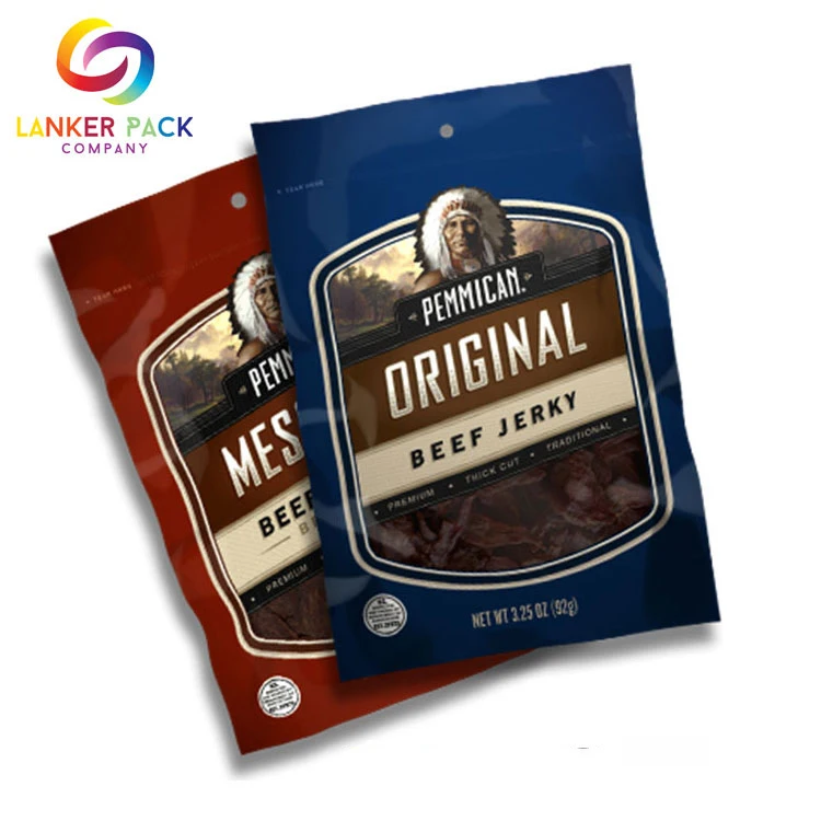 Custom Plastic Beef Jerky Packaging Bags With Printed Buy Beef Jerky