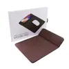 New Design PU Leather Mouse Pad with Wireless Charger Qi Standard wireless charger mouse pad For Mobile phone