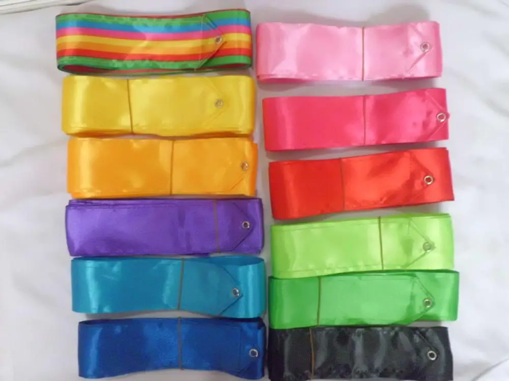 12 Colors Dance Ribbon Rhythmic Gymnastic Ribbons Buy Gymnastic