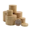 bamboo packaging 5g 10g 15g 20g 30g 50g 60g 80g 100g 150g 200g pet jar with bamboo full cover