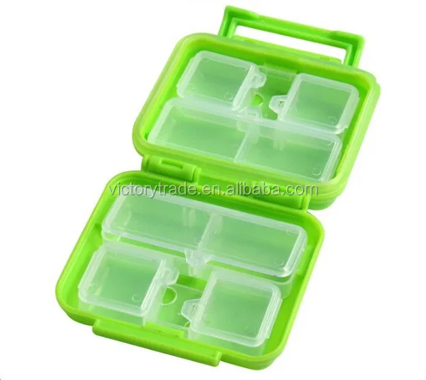 Vpb023 Wholesale Plastic 8 Compartments Child Proof Weekly Pill Box