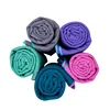 Wholesale customeized hemp /cotton car meditation yoga dancing blanket without tassels